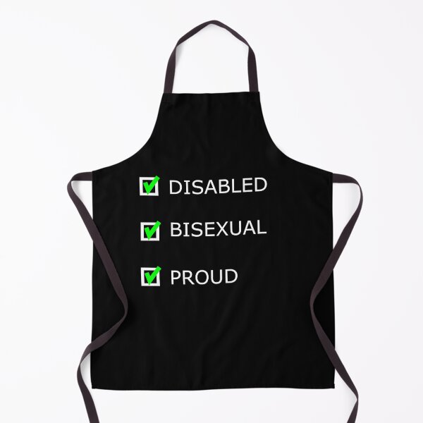 Item preview, DISABLED BISEXUAL PROUD designed and sold by uniqueitems.