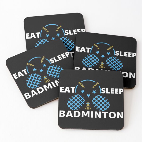 Item preview, Eat sleep badminton (black) designed and sold by cute105.