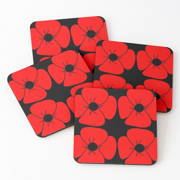 Item preview, Bold Minimalist Remembrance Day red poppy edition designed and sold by Deegital18.