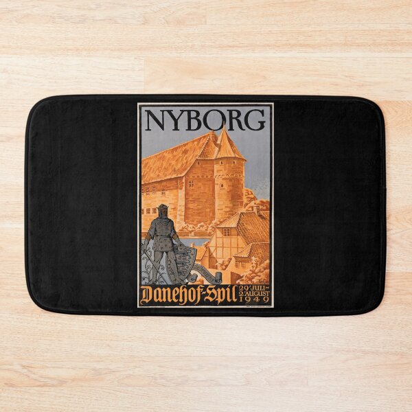 Aperçu de l'œuvre Nyborg poster retro créée et vendue par CorasPosters.