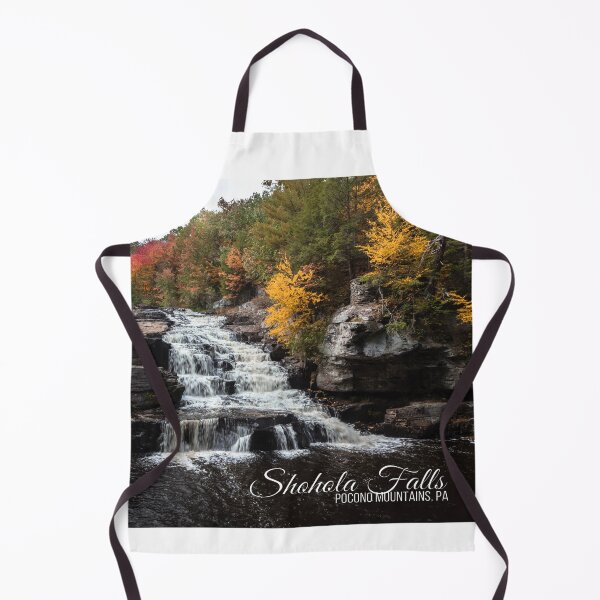 Item preview, Brilliant fall foliage surrounds the beautiful cascading Shohola Falls in the Pennsylvania Poconos designed and sold by Rabbitti.