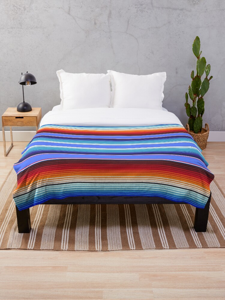 Blue best sale serape blanket