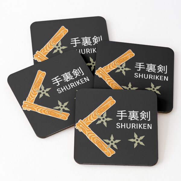 Item preview, Shuriken ninja japanese calligraphy kanki designed and sold by My-Queens-Store.