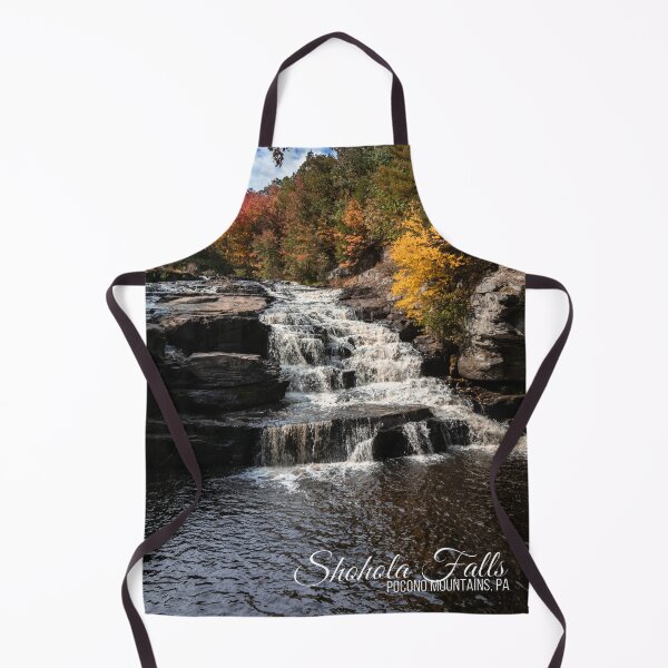 Item preview, Brilliant fall foliage surrounds the beautiful cascading Shohola Falls in the Pennsylvania Poconos designed and sold by Rabbitti.