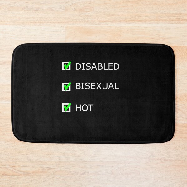 Item preview, DISABLED BISEXUAL HOT designed and sold by uniqueitems.