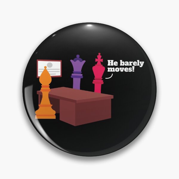Item preview, Funny Chess Club He Barely Moves designed and sold by ShirtStar0815.