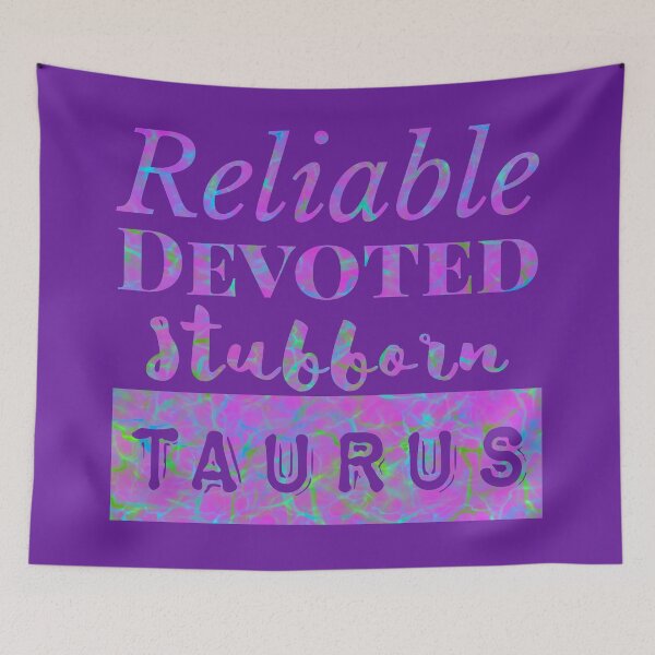 Item preview, Taurus Zodiac Sign Pink Waterworks Pattern  designed and sold by AMSonArt.
