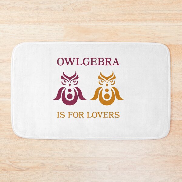 Item preview, Owlgebra is for Lovers - red & orange designed and sold by arturekdesign.