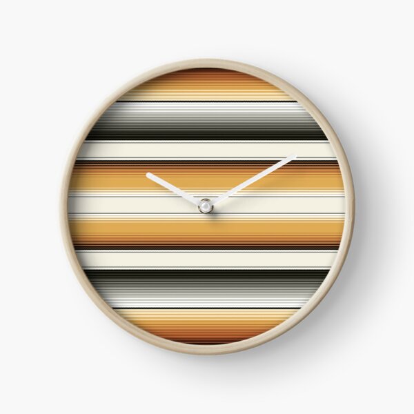 Item preview, Navajo White, Gray, Black and Amber Brown Southwest Serape Blanket Stripes designed and sold by Artefficient.