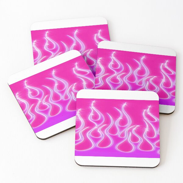 Item preview, Sparkly Pink Aesthetic Fire Flames designed and sold by MissDesigner.