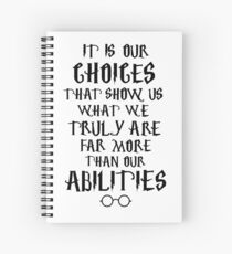 Dumbledore quote Spiral Notebook