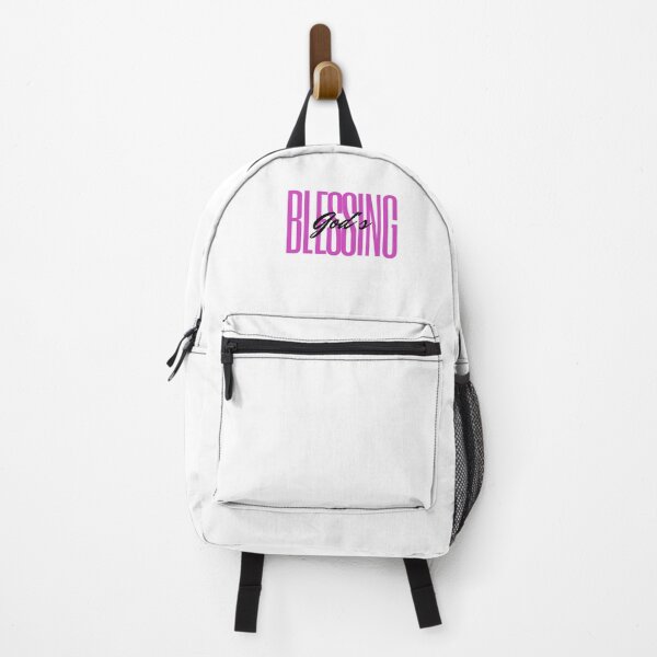 Item preview, Gods Blessing | Blessed in Christ | Black and Pink Letter Motivational Typography designed and sold by Words Have Life Christian T-Shirts & More.