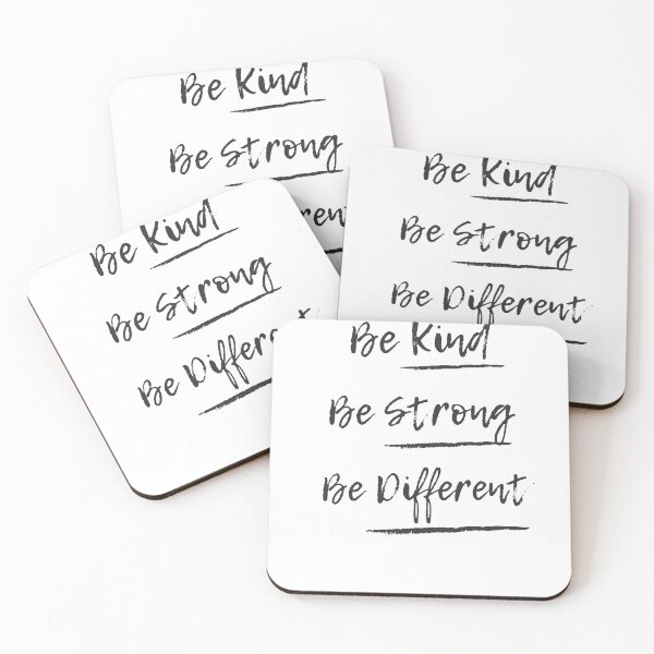 Item preview, Be Kind Be Strong Be Different designed and sold by Adorable Designs.