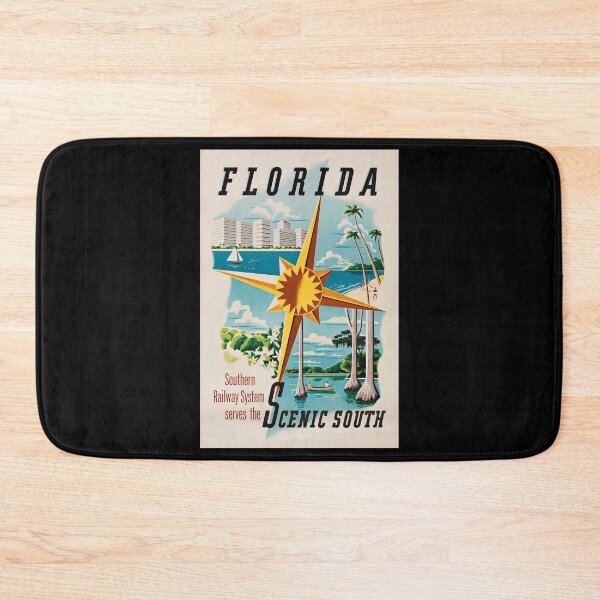 Item preview, Flroida retro poster designed and sold by CorasPosters.