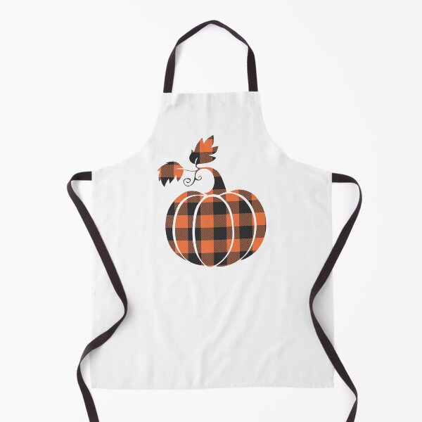 Item preview, Fall Orange And Black Plaid Autumn Pumpkin designed and sold by ChicoryJunction.