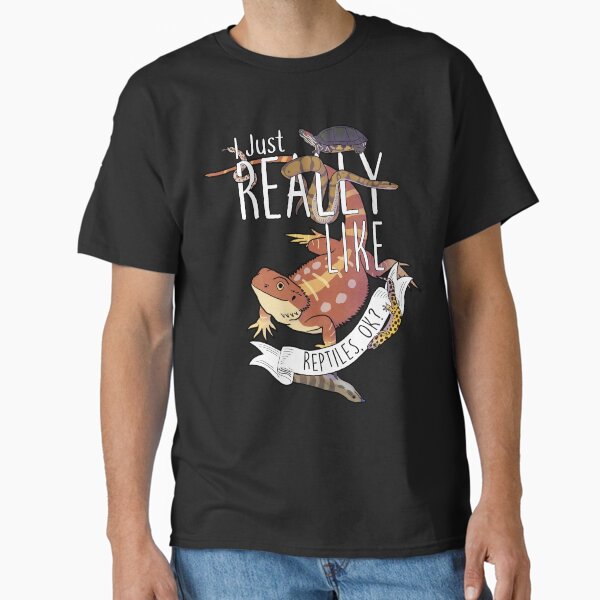 Item preview, I Just Really Like Reptiles, OK? designed and sold by Clara Hollins.