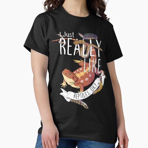 Item preview, I Just Really Like Reptiles, OK? designed and sold by Clara Hollins.