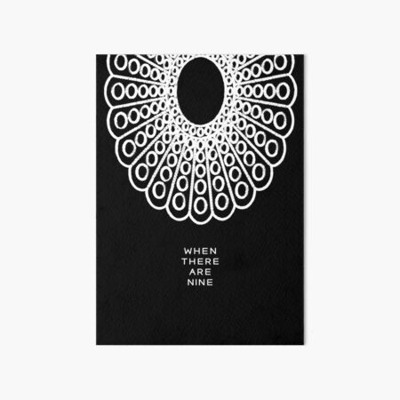 Item preview, rbg poster, Dissent collar, RUTH BADER GINSBURG, lawyer gift designed and sold by GalleryArtField.
