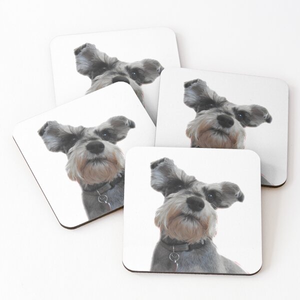 Item preview, cute gray Schnauzer dog designed and sold by Stephanie  Skeem.