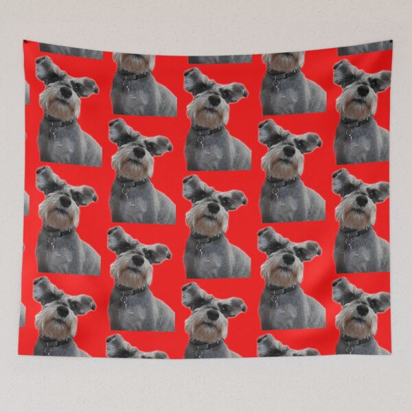 Item preview, cute gray Schnauzer dog designed and sold by Stephanie  Skeem.