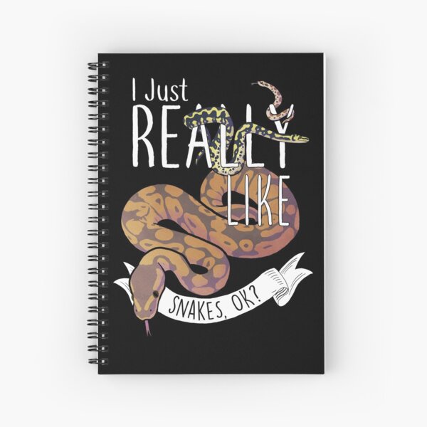 Vista previa del artículo con la obra «Realmente me gustan las serpientes, ¿de acuerdo?», diseñado y vendido por Clara Hollins.