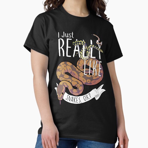 Item preview, I Just Really Like Snakes, OK? designed and sold by Clara Hollins.