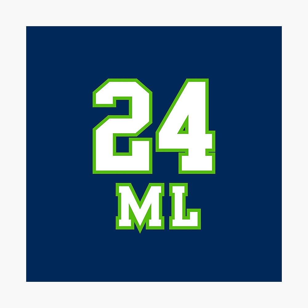 Seattle Seahawks Beast Mode Marshawn Lynch Poster Art Photo Print 16, 20, 24