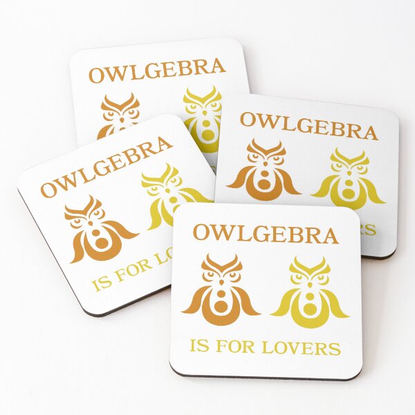 Item preview, Owlgebra is for Lovers - yellow & orange designed and sold by arturekdesign.