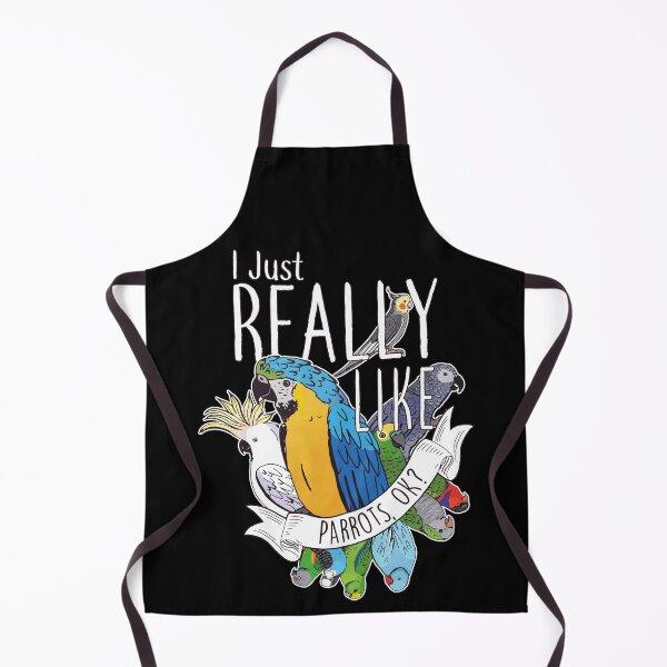 Item preview, I Just Really Like Parrots, OK? designed and sold by Clara Hollins.