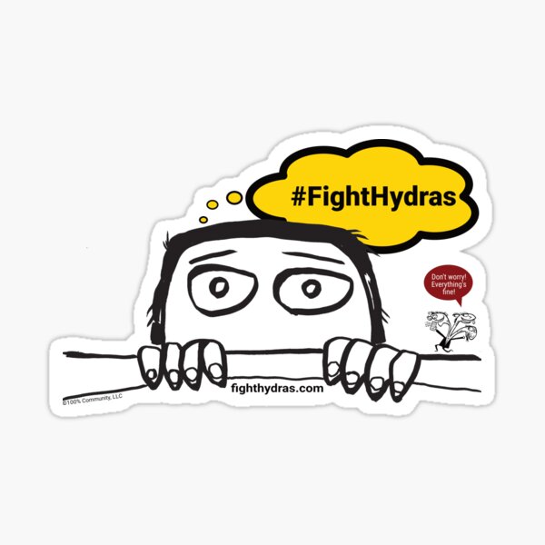 Don't hide! Sticker