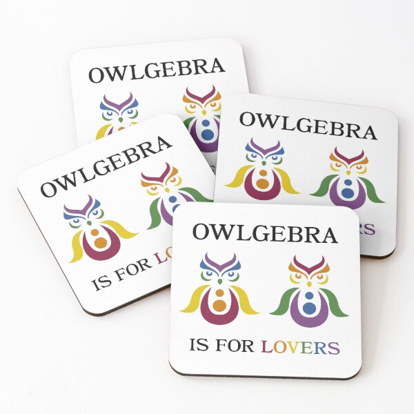 Item preview, Owlgebra is for Lovers - Rainbow designed and sold by arturekdesign.