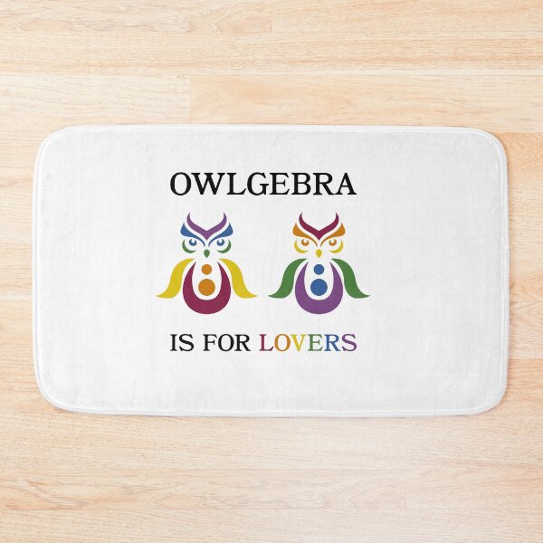 Item preview, Owlgebra is for Lovers - Rainbow designed and sold by arturekdesign.
