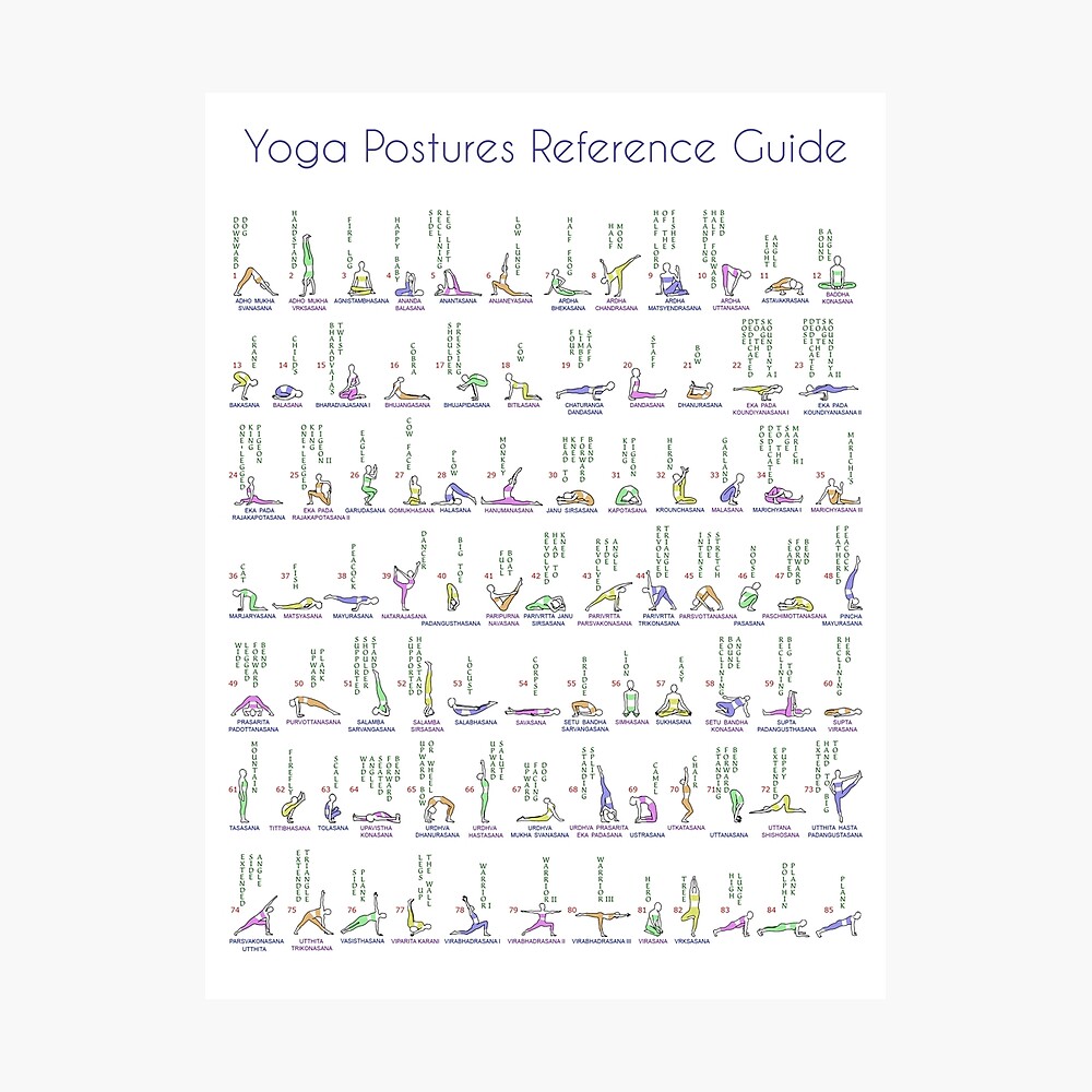 My Yogis kids / Yoga poses print | My Site