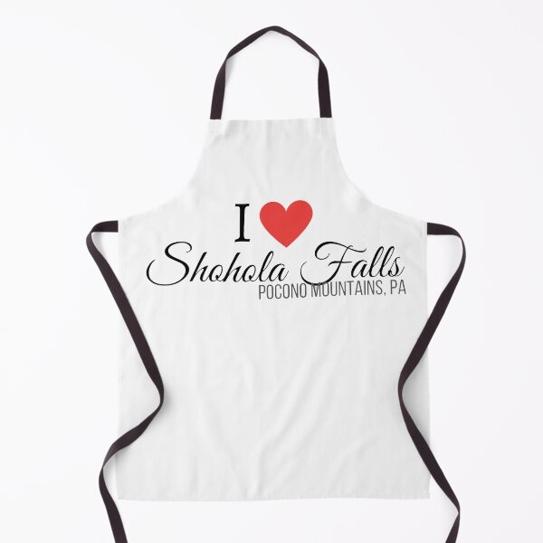 Item preview, I heart Shohola Falls, Pocono Mountains, PA, black text designed and sold by Rabbitti.
