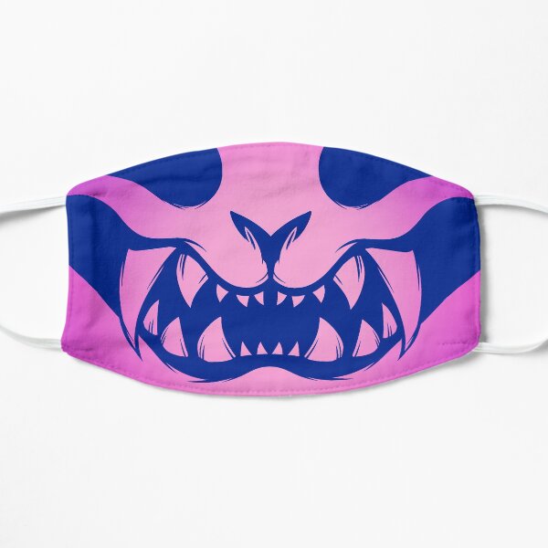 Neon Purple Oni Flat Mask