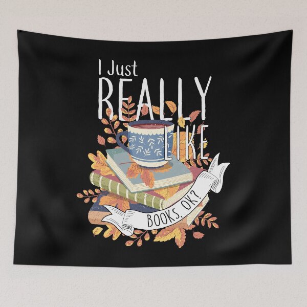 Item preview, I Just Really Like Books, OK? designed and sold by Clara Hollins.