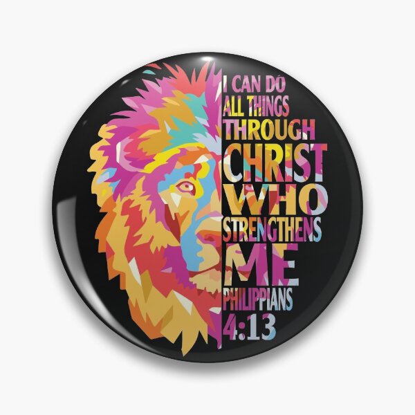 Item preview, I CAN DO ALL THINGS THROUGH CHRIST PHILIPPIANS 4:13 designed and sold by DoubleDSD.