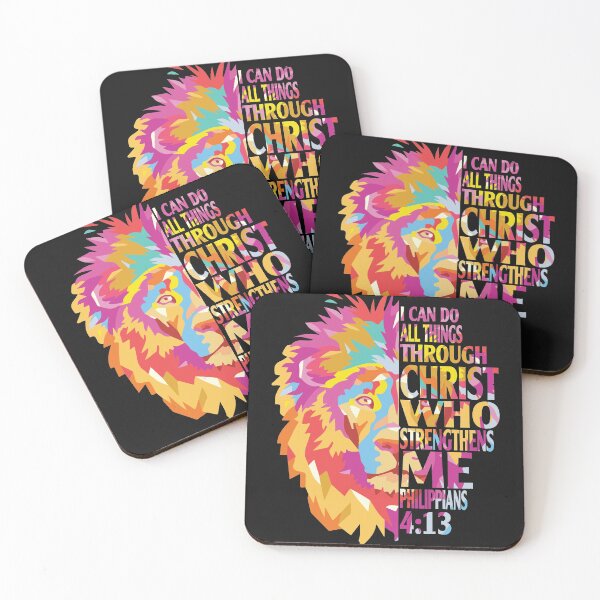 Item preview, I CAN DO ALL THINGS THROUGH CHRIST PHILIPPIANS 4:13 designed and sold by DoubleDSD.
