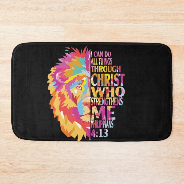 Item preview, I CAN DO ALL THINGS THROUGH CHRIST PHILIPPIANS 4:13 designed and sold by DoubleDSD.