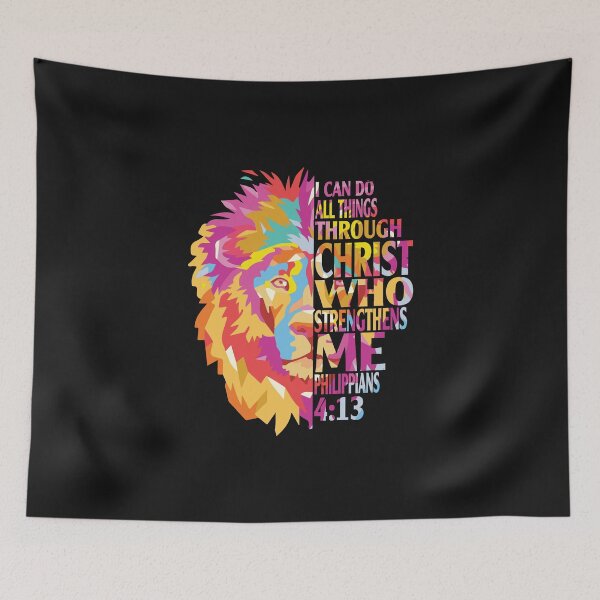 Item preview, I CAN DO ALL THINGS THROUGH CHRIST PHILIPPIANS 4:13 designed and sold by DoubleDSD.