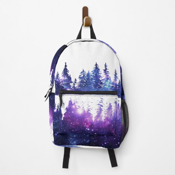 Item preview, Galaxy Trees Forest Silhouette Fantasy Nebula Milky Way Mirror Reflexion designed and sold by Jolly-Yosei.