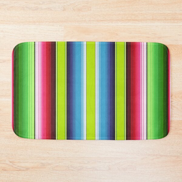Item preview, Lime Green Mexican Serape Blanket Stripes designed and sold by Artefficient.