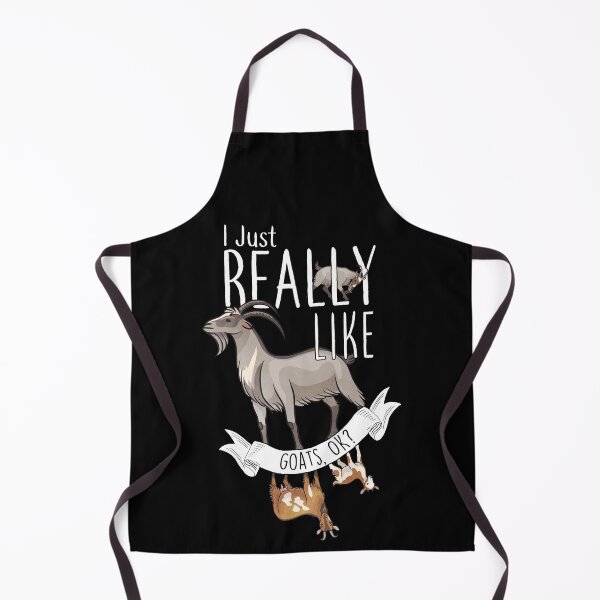 Item preview, I Just Really Like Goats, OK? designed and sold by Clara Hollins.