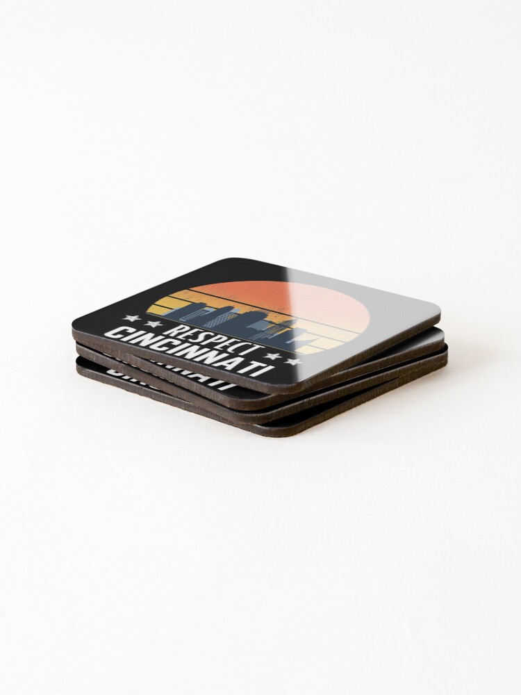 Thumbnail 4 of 5, Coasters (Set of 4), respect cincinnati designed and sold by OneTimeEngineer.