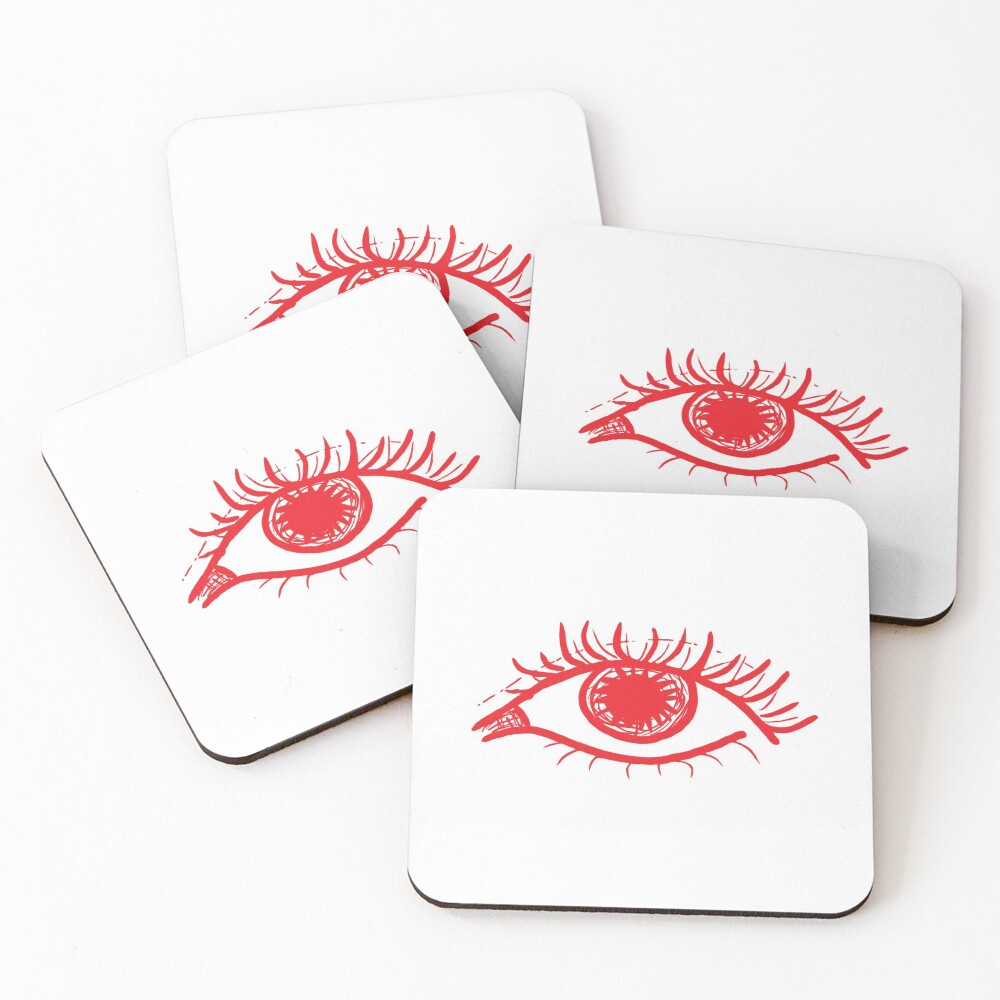 Item preview, Coasters (Set of 4) designed and sold by LunaStickerCo.