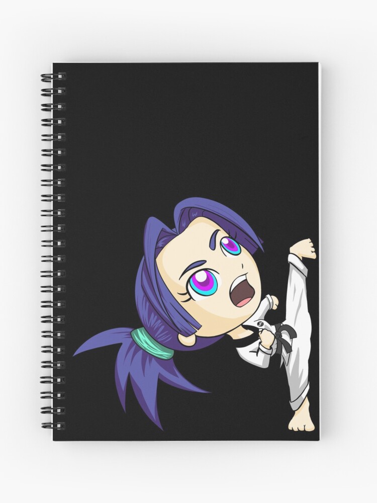 Kiya Seitentritt Martial Arts Chibi Spiralblock Von Tnkconcepts Redbubble