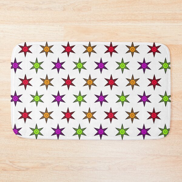 Item preview, multicolor mechanical star design white background designed and sold by Stéphane  Thirion.