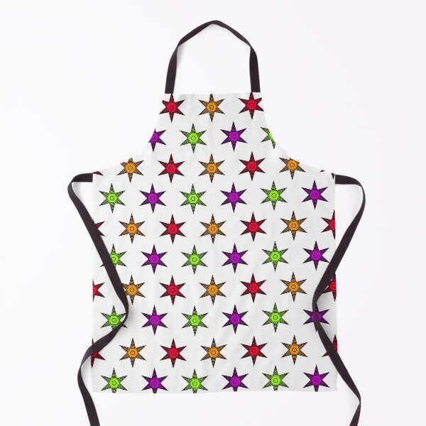 Item preview, multicolor mechanical star design white background designed and sold by Stéphane Thirion.