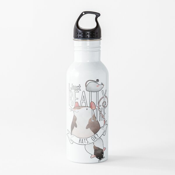 I Just Really Like Rats, OK? Water Bottle