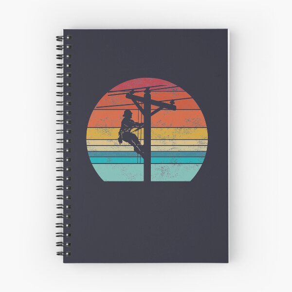 Item preview, Retro style Lineman Cell Tower Line Worker designed and sold by allsquarestudio.